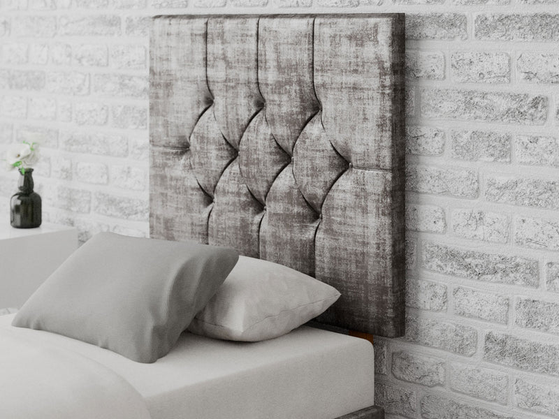 Olivier Headboard 80 cm - Distressed Velvet - Slate