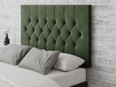 Olivier Headboard 80 cm - Plush Velvet - Forest Green