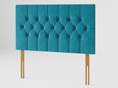 Olivier Headboard 80 cm - Plush Velvet - Teal