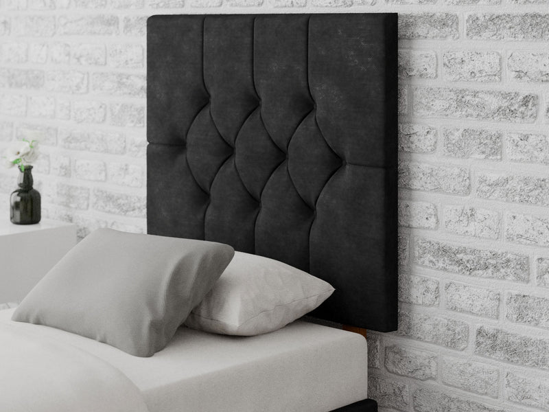 Olivier Headboard 80 cm - Kimiyo Linen - Charcoal