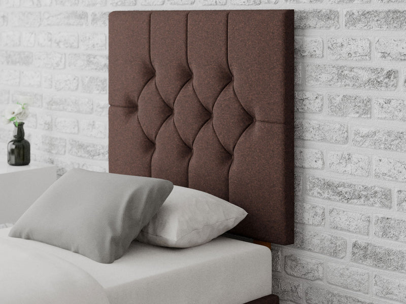 Olivier Headboard 80 cm - Yorkshire Knit - Chocolate