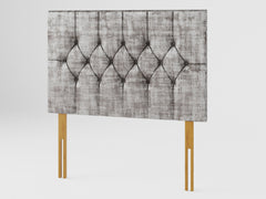 Olivier Headboard 80 cm - Distressed Velvet - Slate