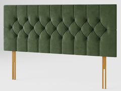 Olivier Headboard 80 cm - Plush Velvet - Forest Green