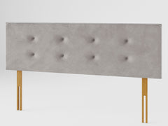 Presley Headboard 60 cm - Plush Velvet - Silver