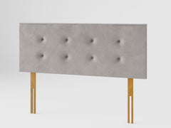 Presley Headboard 60 cm - Plush Velvet - Silver