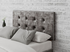 Presley Headboard 60 cm - Distressed Velvet - Slate