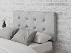 Presley Headboard 60 cm - Mirazzi Velvet - Silver