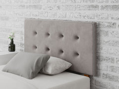 Presley Headboard 60 cm - Plush Velvet - Silver