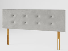 Presley Headboard 60 cm - Plush Velvet - Light Silver