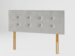 Presley Headboard 60 cm - Plush Velvet - Light Silver