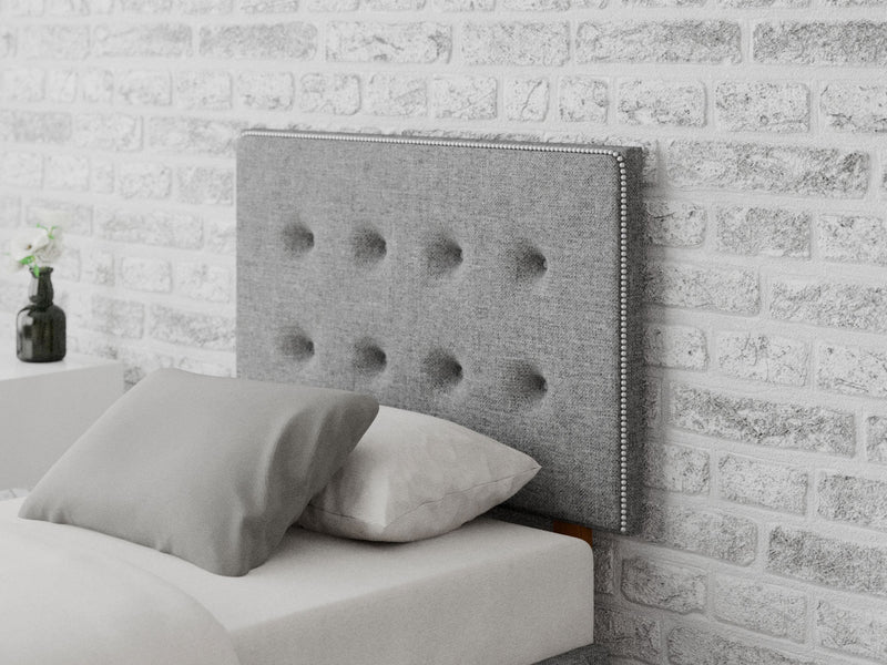 Presley Headboard 60 cm - Saxon Twill - Grey