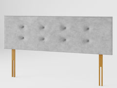 Presley Headboard 60 cm - Kimiyo Linen - Silver