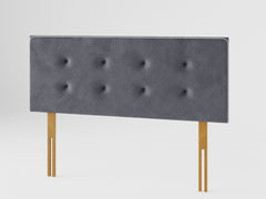 Presley Headboard 60 cm - Plush Velvet - Steel