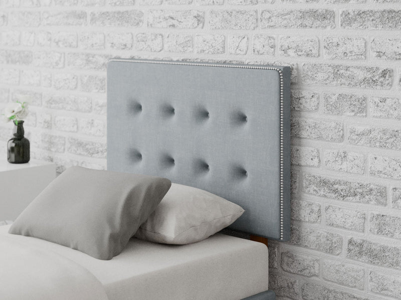 Presley Headboard 60 cm - Malham Weave - Sky Blue