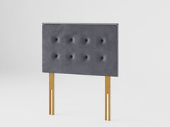 Presley Headboard 60 cm - Plush Velvet - Steel