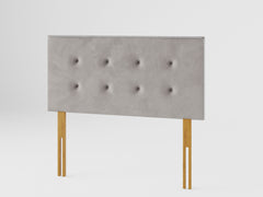 Presley Headboard 60 cm - Plush Velvet - Silver