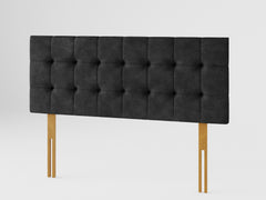 Sinatra Headboard 60 cm - Kimiyo Linen - Charcoal