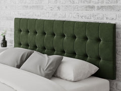 Sinatra Headboard 60 cm - Plush Velvet - Forest Green