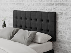 Sinatra Headboard 60 cm - Malham Weave - Ebony