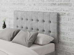 Sinatra Headboard 60 cm - Kimiyo Linen - Silver