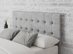 Sinatra Headboard 60 cm - Kimiyo Linen - Silver