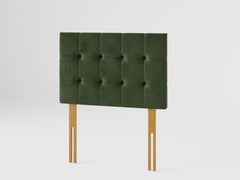 Sinatra Headboard 60 cm - Plush Velvet - Forest Green