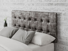 Sinatra Headboard 60 cm - Distressed Velvet - Slate