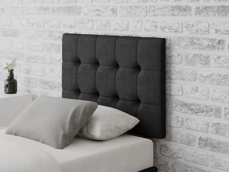 Sinatra Headboard 60 cm - Malham Weave - Ebony