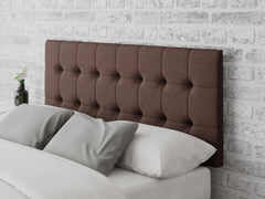 Sinatra Headboard 60 cm - Yorkshire Knit - Chocolate