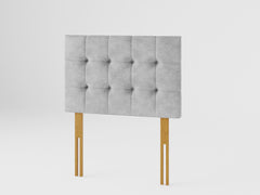 Sinatra Headboard 60 cm - Kimiyo Linen - Silver