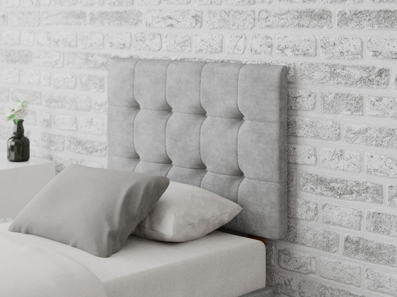 Sinatra Headboard 60 cm - Kimiyo Linen - Silver