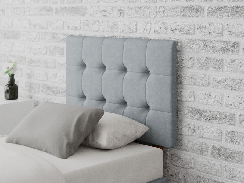 Sinatra Headboard 60 cm - Malham Weave - Sky Blue