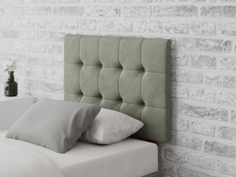 Sinatra Headboard 60 cm - Plush Velvet - Duck Egg