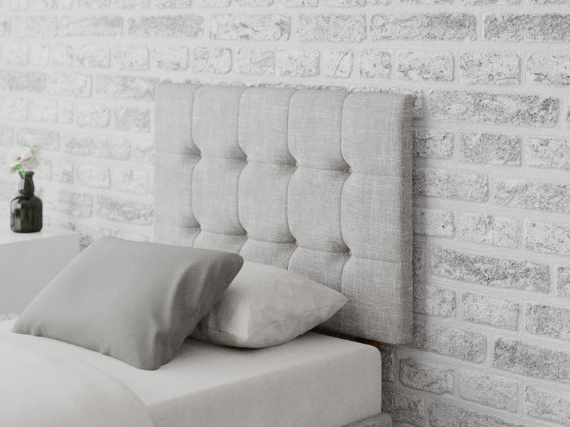 Sinatra Headboard 60 cm - Pure Pastel Cotton - Storm