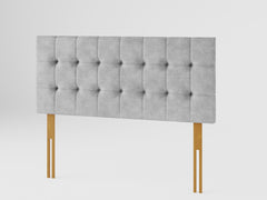 Sinatra Headboard 60 cm - Kimiyo Linen - Silver