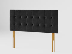 Sinatra Headboard 60 cm - Plush Velvet - Ebony