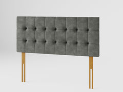 Sinatra Headboard 60 cm - Kimiyo Linen - Granite