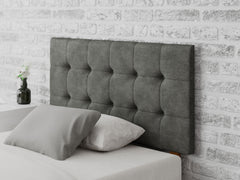 Sinatra Headboard 60 cm - Kimiyo Linen - Granite