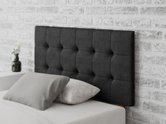 Sinatra Headboard 60 cm - Malham Weave - Ebony