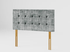 Sinatra Headboard 60 cm - Distressed Velvet - Platinum