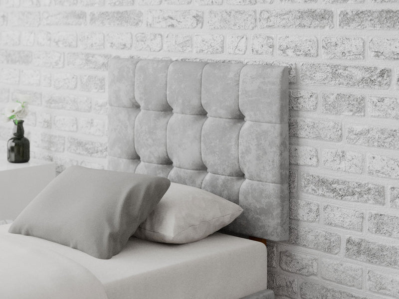 Sinatra Headboard 60 cm - Mirazzi Velvet - Silver