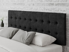 Sinatra Headboard 60 cm - Kimiyo Linen - Charcoal