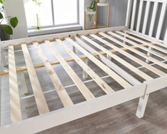 Solid Wood White Bed Frame - Single to Super King Sizes